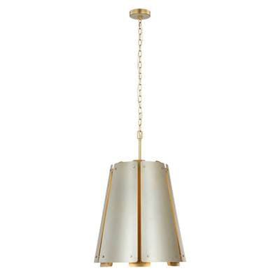 Varaluz Peep Show 6-Lt Foyer - Sunwashed Silver/brushed Sienna - Sunwashed Silver Brushed Sienna by Varaluz