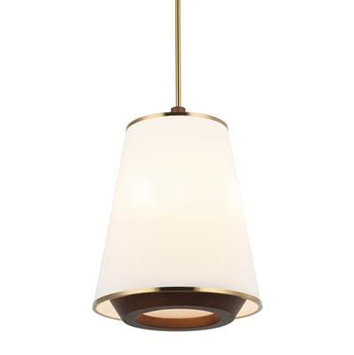 Varaluz Desert Flyer 3-Lt Foyer - Satin Brass/medium Walnut - Satin Brass Medium Walnut by Varaluz
