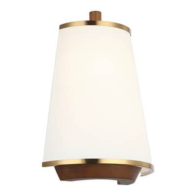 Varaluz Desert Flyer 2-Lt Sconce - Satin Brass/medium Walnut - Satin Brass Medium Walnut by Varaluz