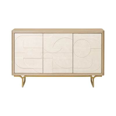 Varaluz Montage Credenza - Light Oak/parchment Wood - Light Oak Parchment Wood by Varaluz