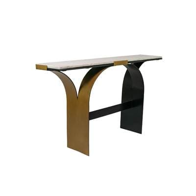 Varaluz Rivington Console Table - Heirloom Gold/nouveau Black - Heirloom Gold Nouveau Black by Varaluz