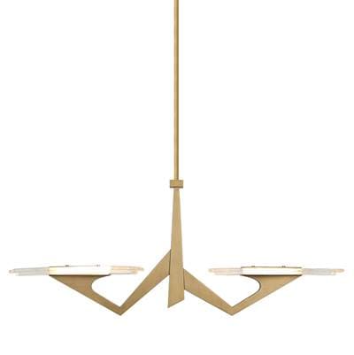 Varaluz Down the Wrong Path 2-Lt Large Linear - Brass Kisser by Varaluz