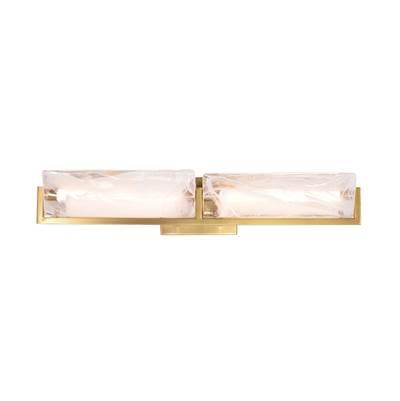 Mingle 2-Lt Bath - Satin Brass