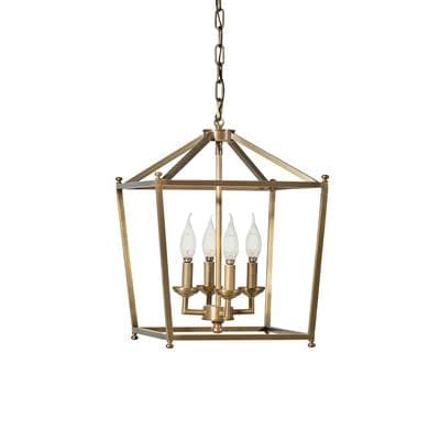 Varaluz Gridlock 4-Lt Pendant - Antique Bronze by Varaluz