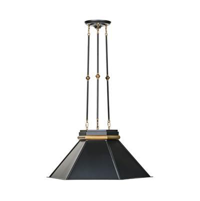 Mood Swings 1-Lt Hexagonal Pendant - Heritage Black/Heritage Bronze