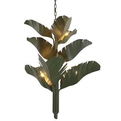 Varaluz Banana Leaf 9-Lt Chandelier by Varaluz