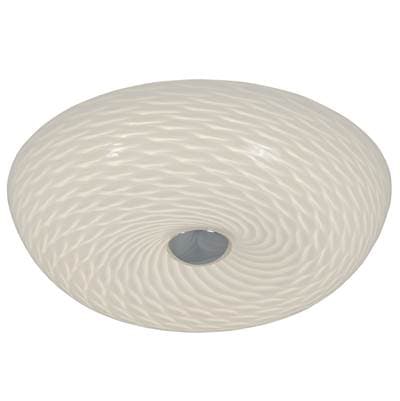 Varaluz Swirled 2-Lt Small Flush Mount - French Feather - Chrome by Varaluz