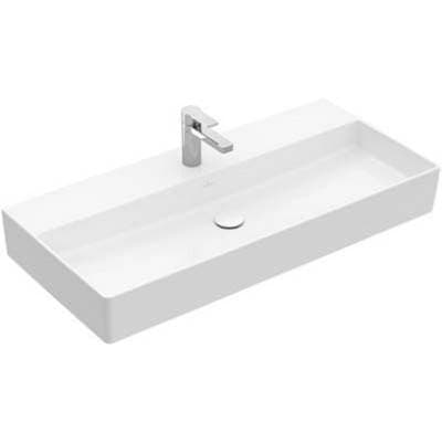 Villeroy and Boch Memento 2.0 Washbasin 39 3/8'' X 18 1/2'' (1000 X 470 Mm) Ground 8'' Wide Spread
