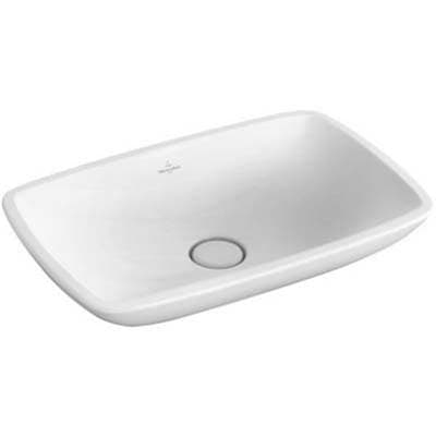 Villeroy and Boch Loop & Friends Surface-mounted Washbasin 23'' X 15'' (585 X 380 Mm) - White Alpin