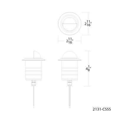 Smart Color Changing LED Landscape Indicator Light by WAC Lighting
