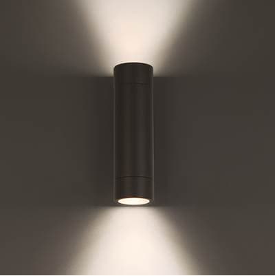WAC Lighting LED Landscape Wall Mount Cylinder - Black Aluminum