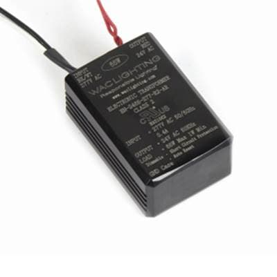 WAC Lighting Electronic Class 2 Transformer 120V Input 24V Output - Black by WAC Lighting