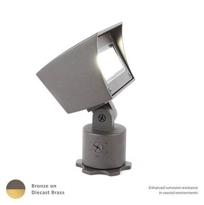 WAC Lighting LED 12V Flood Light - Bronzed Brass