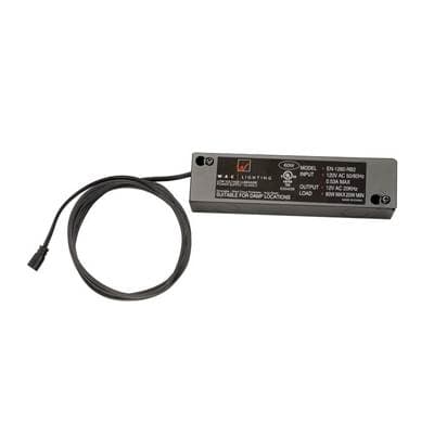 WAC Lighting Enclosed Electronic Transformer 120V Input 24V Output - Black