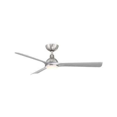 WAC Lighting GAGE 52 Brushed Nickel WITH Silver Blades WITH Luminaire - Brushed Nickel Silver