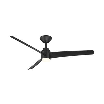 WAC Lighting Novelle 52 Matte Black WITH Luminaire by WAC Lighting