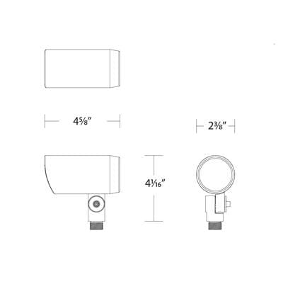 WAC Lighting Spott 12V Landscape Accent Light 30Deg 5CCT - Bronze by WAC Lighting