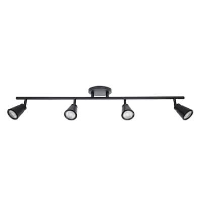 WAC Lighting 1805 Energy Star LED 4 Light Fixed Rail - Black