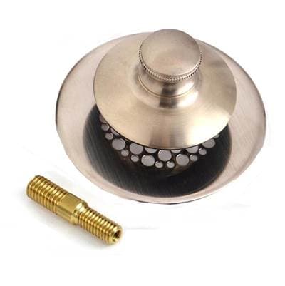 Watco Manufacturing Universal Nufit Pp Tub Clos. Brushed Nickel Grid Strainer 3/8-5/16 Adapter...