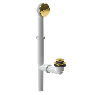 Watco Manufacturing Foot Actuated Bath Waste - Tubular Plastic Pvc Polished Brass ''pvd'' -...