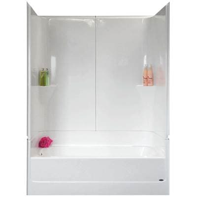 Warm Rain Tub/shower - Right Hand Plumbing - Almond by Warm Rain