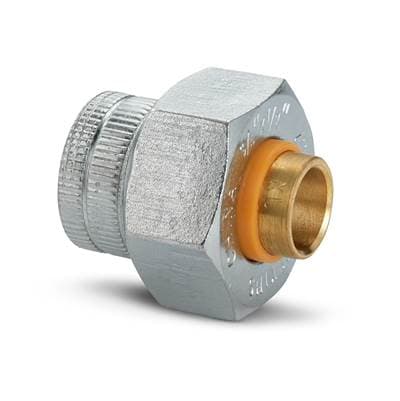 Zurnindustries Dielectric Union, 3/4'' FNPT X 1/2'' Female CU SWT by Zurn Industries