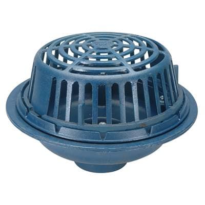 Zurnindustries 15'' Dia Roof Drain W/ CI Dome & 4'' NH Outlet - Cast Iron by Zurn Industries