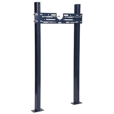 Zurnindustries Z1221 Wall Urinal System W/ 42'' Uprights - Cast Iron