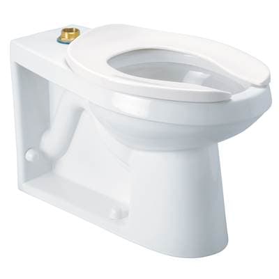 Zurnindustries Floor Mount BACK Outlet 1.28 HET ADA WC, W/top SPUD