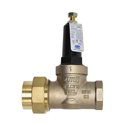 Zurnindustries 1'' 20XL PRV 25-75 PSI Double Union Copper Sweat X Copper Sweat Lead Free - Rough...