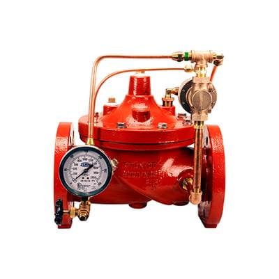 Zurnindustries 8'' Zw205 Relief/sustain Fire Vlv Ang Body ANSI 150 Flg SS Seat Cpr Tubng Brz Ftngs by Zurn Industries