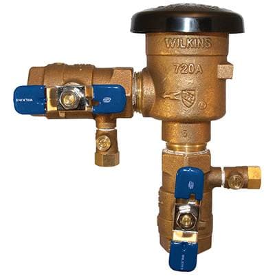 Zurnindustries Pressure Vacuum Breaker, FNPT X Fnpt, Fast Test Cocks by Zurn Industries