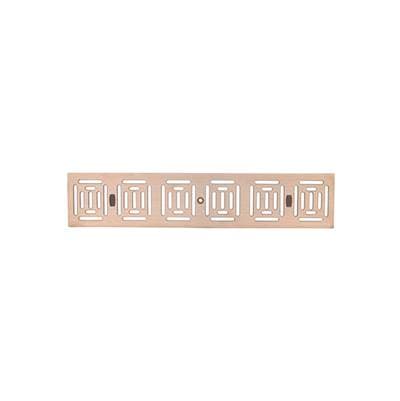 Zurnindustries (cek) 4'' X 20'' Bronze Decorative Grate - P.N. 643040013