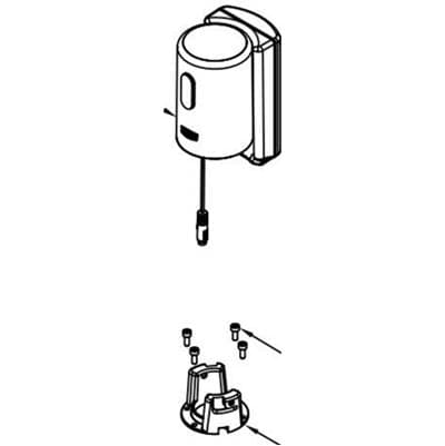 Zurnindustries Battery Connected ZTR Cap Retrofit Kit (1.1 Gal) by Zurn Industries