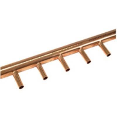 Zurnindustries Copper Manifold Header - 1-1/2'' Header with 12 - 3/4'' Outlets by Zurn Industries