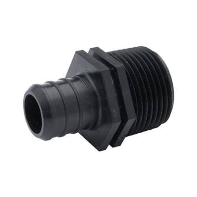 Zurnindustries Polymer Male Pipe Thread Adapter - 1'' Barb X 1'' MPT by Zurn Industries