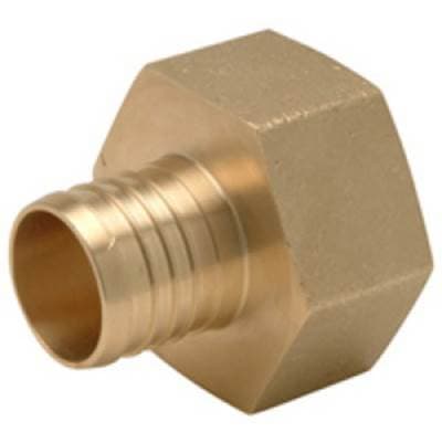 Zurnindustries XL Brass Female (non Swivel) Pipe Thread Adapter -1-1/2'' Barb X 1-1/2'' FPT