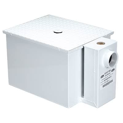 Zurnindustries ARC Fabricated Steel 25-GPM Greasetrap W/ 3'' No Hub Connections-recessed Rec