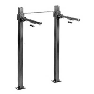 Zurnindustries Z1231 Concealed Arm Floor Mounted Wall Lavatory W/ 36'' Uprights & -80 Arms