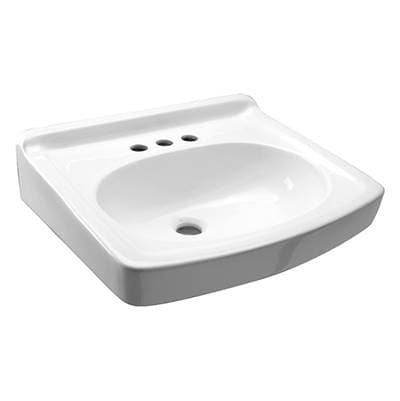 Zurnindustries (k) Economy Lav, Single Hole, 19x17