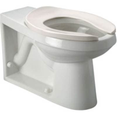 Zurnindustries Floor Mount BACK Outlet 1.28 HET ADA WC, W/back SPUD