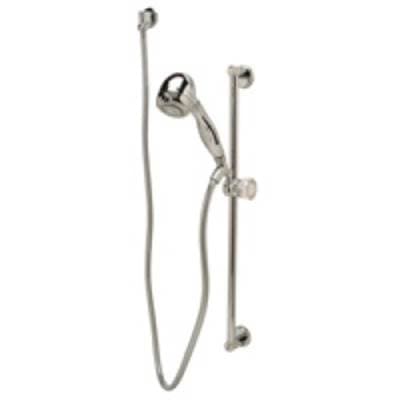 Zurnindustries 2.0 Handwall W/60'' Metal Hose,elbow&flange, 2 Wall Hooks by Zurn Industries