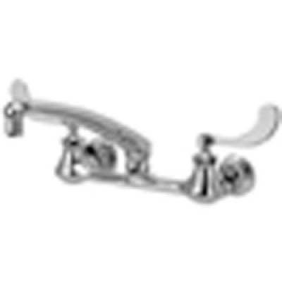 Zurnindustries -XL Faucet, 8'' TOP Handle Service SINK 'G', '4' LEAD FREE by Zurn Industries