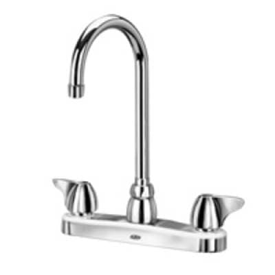 Zurnindustries -XL Faucet, 8'' Kitchen 5 3/8'' Gooseneck Spout, DOME HAN LD ''4f'' by Zurn Industries