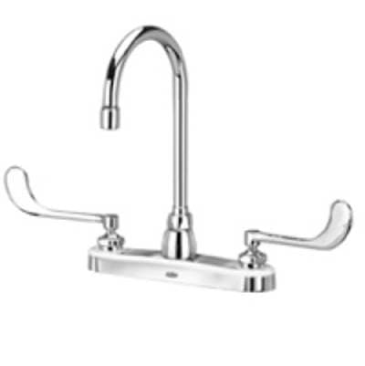 Zurnindustries -XL Faucet, 8'' Kitchen 5 3/8'' Gooseneck Spout, 6''WBH ''3f''