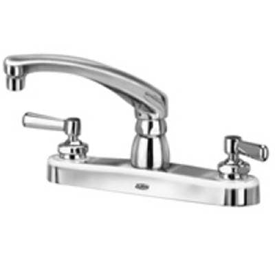 Zurnindustries Kitchen SINK Faucet W/ 8'' CAST Spout, 2-1-2'' Lever Handles WALL Mounted
