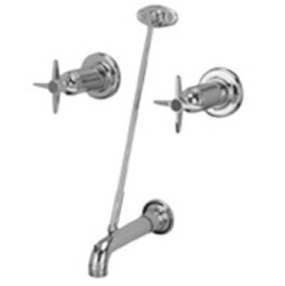 Zurnindustries Concealed Shower Valve W/ ''e'' Spout & Supply Stops(imi KIT)