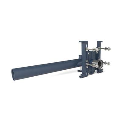 Zurnindustries Ezcarry Ext Brl 500lb - 4NH LH Adj Horz Sj-12'' Cplg-17'' RYK Prefab Feet