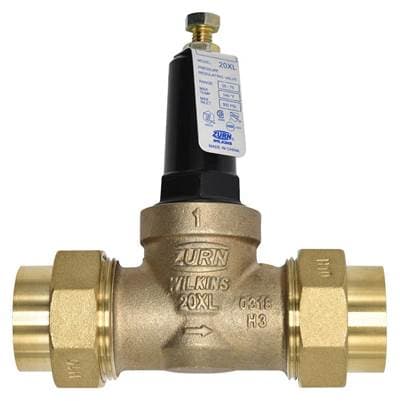 Zurnindustries 1'' 20XL PRV 25-75 PSI Double Union FNPT X FNPT Lead Free - Rough Bronze by Zurn Industries