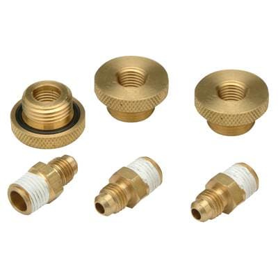 Zurnindustries Quick Test Backflow Test Fittings, Brass, Backflow Range 2 1/2'' - 4'', Qty 3 by Zurn Industries